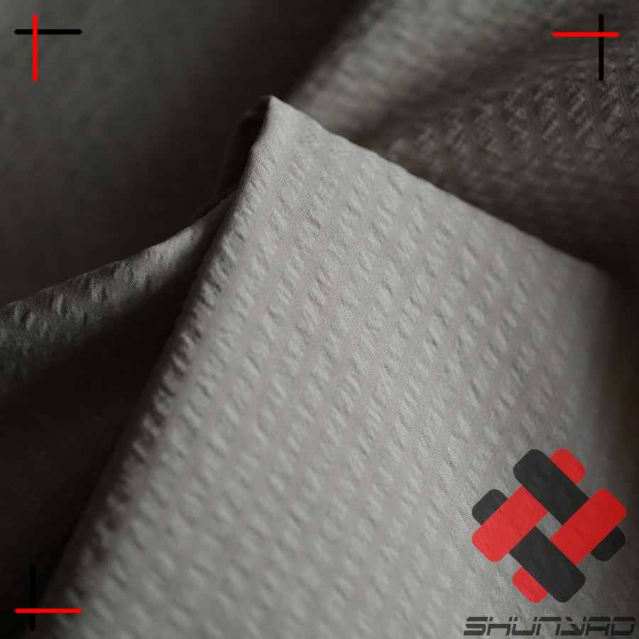 T400 stretch crepe stripe fabric for wind jacket