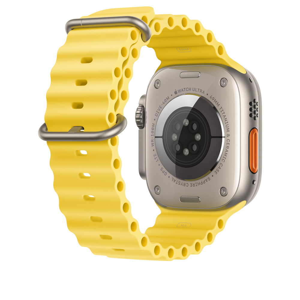 Новейший силиконовый ремешок для часов Ocean для Apple Watch Ultra 49 мм для Apple Watch Series 8 7 6 5 4 3 2 1 SE