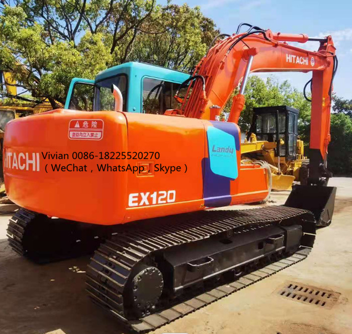 Used Hatachi EX120 12ton Crawler Excavator Japan Engine for Sale