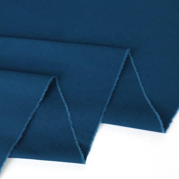 Оптовая продажа тканая окрашенная 180 gsm эластичная хлопковая саржевая ткань для куртки производитель пальто