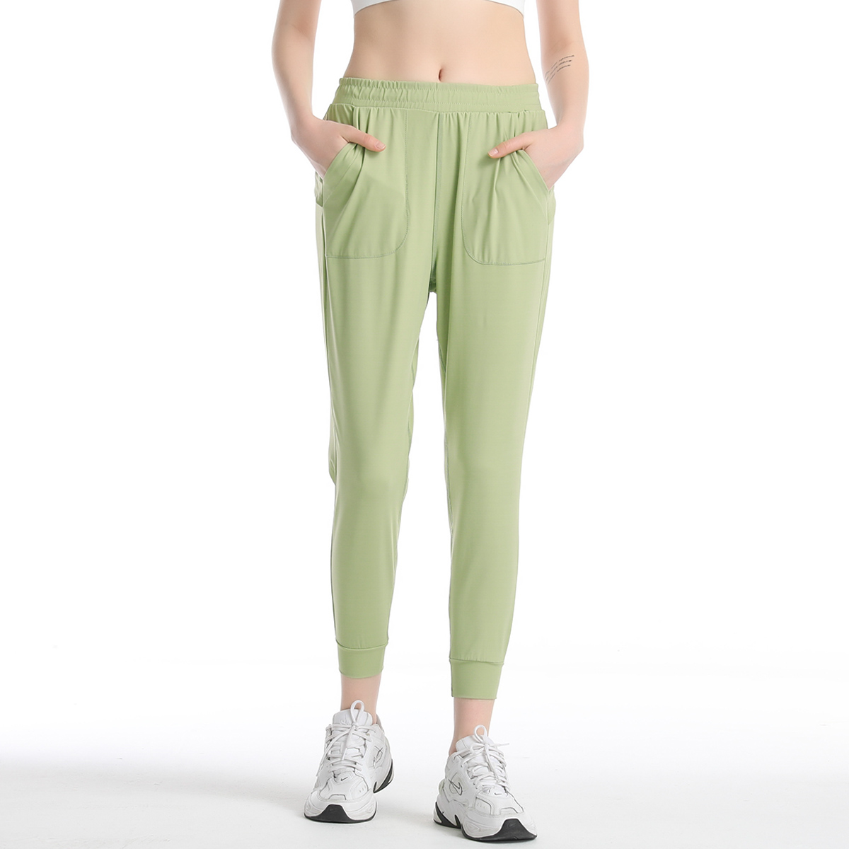 2021 Lulu hot spot women's Brocade Yoga Pants high waist hip girdle pants running sports fitness pants hot sale