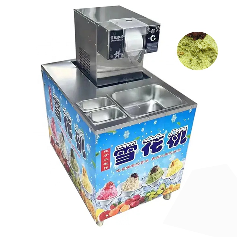 Commercial snow flake ice machine Automatic Chocolate Milk Snow Ice Machine