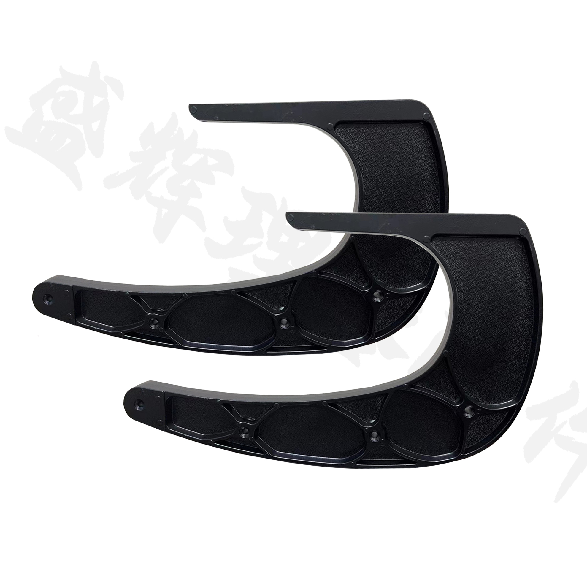 Wholesale Hairdressing Salon Chair Accessories Luxury Gold Aluminium Armrest Parts for Barber Chair
