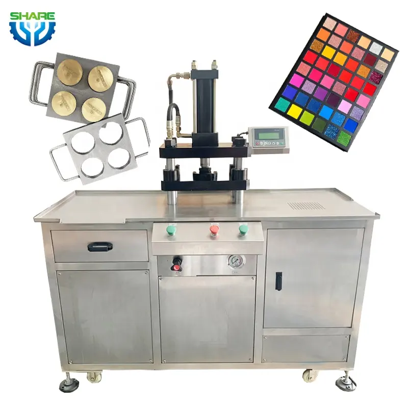 rectangle cosmetic compact pressed powder case manual eyeshadow press machine charcoal powder pressing machine