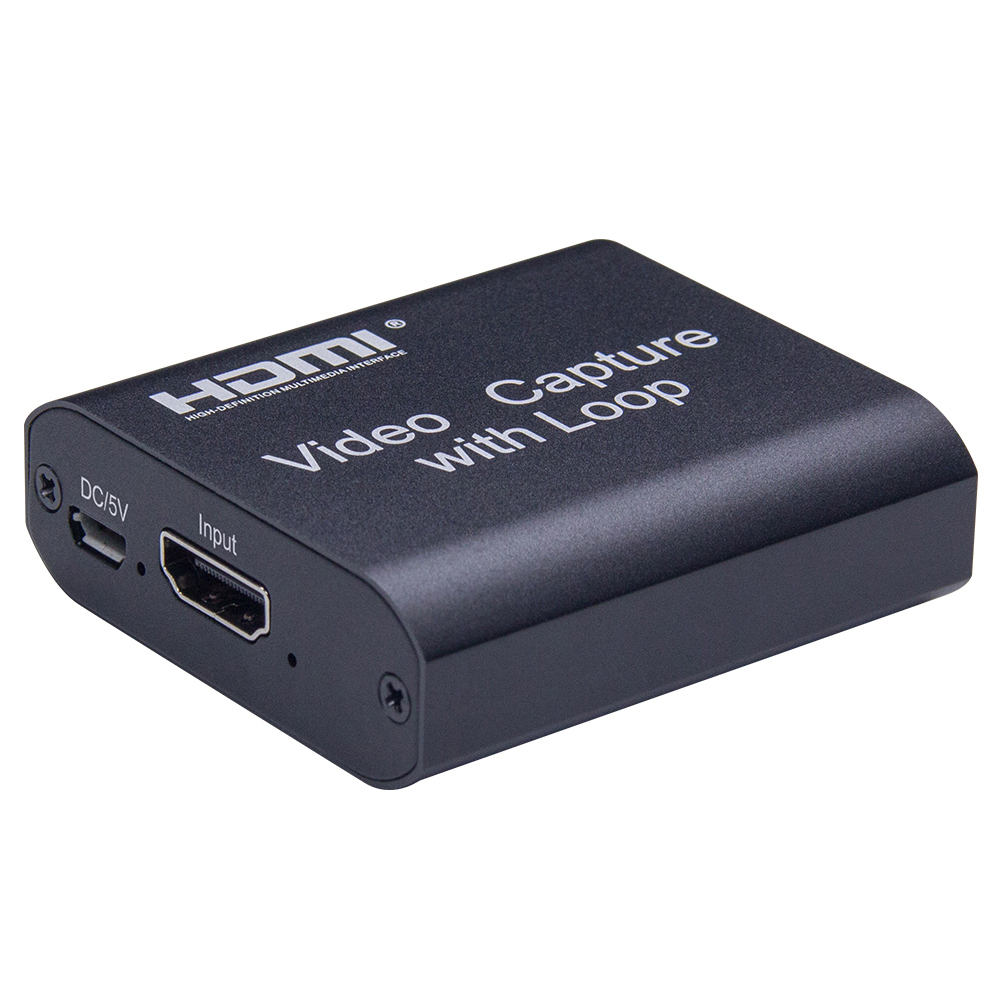 4K карта захвата USB 2,0 1080P захвата телефона видеозахвата с петлей выход игры записывающее устройство для Youtube прямые трансляции