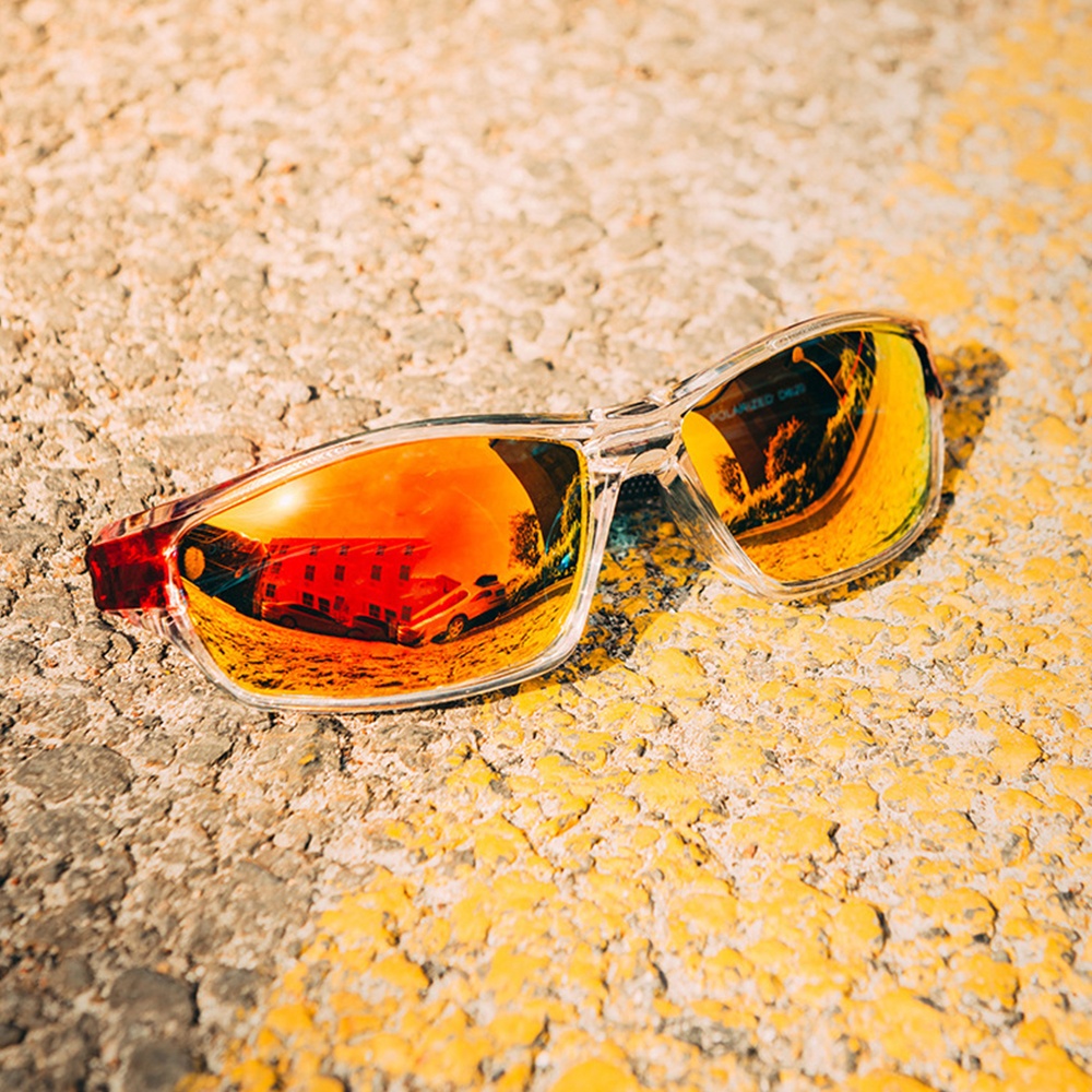 Wholesale High Quality Explosion Proof uv 400 Custom Mirror Outdoor Cycling Sport Polarized Sunglasses