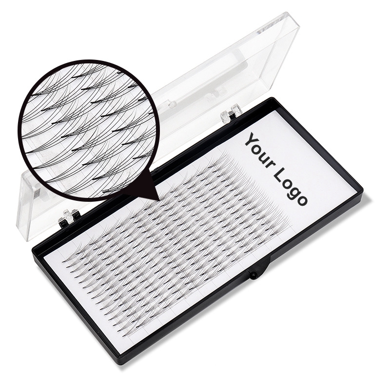 3D 4D 5D Silk Private Label Individual Cluster Fan Volume Premade Flare Pre Fanned Eyelash Extension