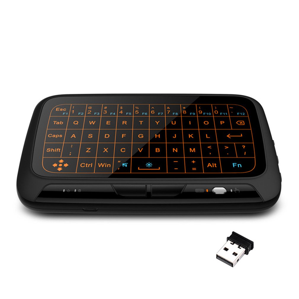 Беспроводная портативная мини-сенсорная панель H18 + 2,4 ГГц для Smart TV, Android TV Box, ПК, Игровая клавиатура