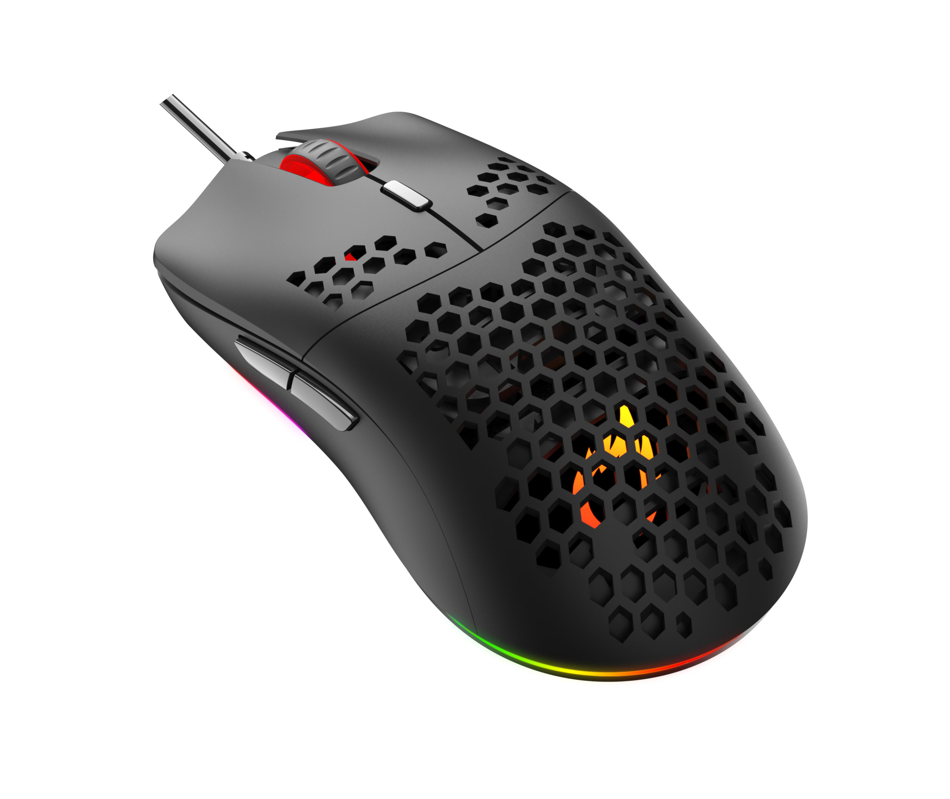 Лидер продаж OEM/ODM, проводная оптическая эргономичная USB-мышь RGB
