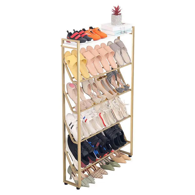 Multi Storey Shoe Rack Organizer Household Metal Shoe Storage Rack Living Room Modern Design Shoe Rack Cabinet