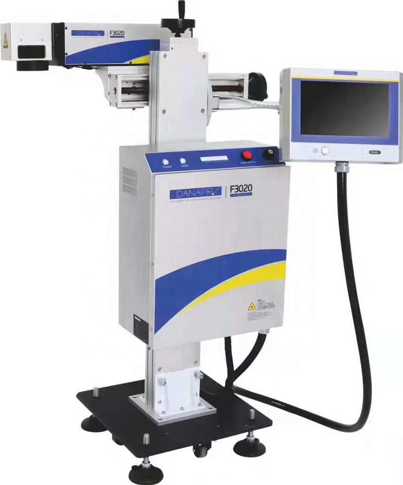 10W 20W 30W 50W Four-dimensional, Printing Lines Adjustable 70mm Max Height CO2 / Fiber /UV Laser Marking Machine for Metal etc