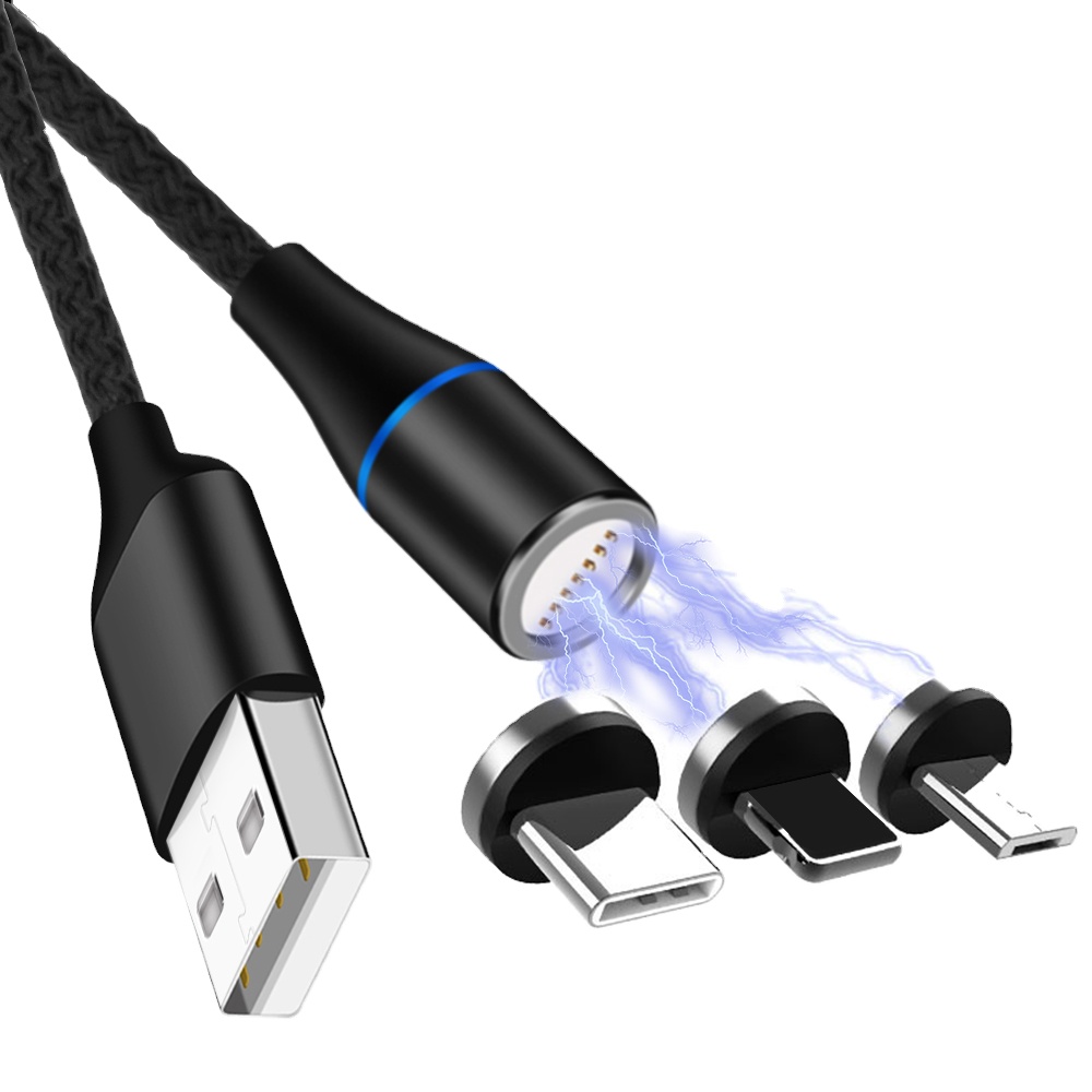 Бесплатный образец быстрозаряжающего USB-кабеля для мобильного телефона типа с магнитный