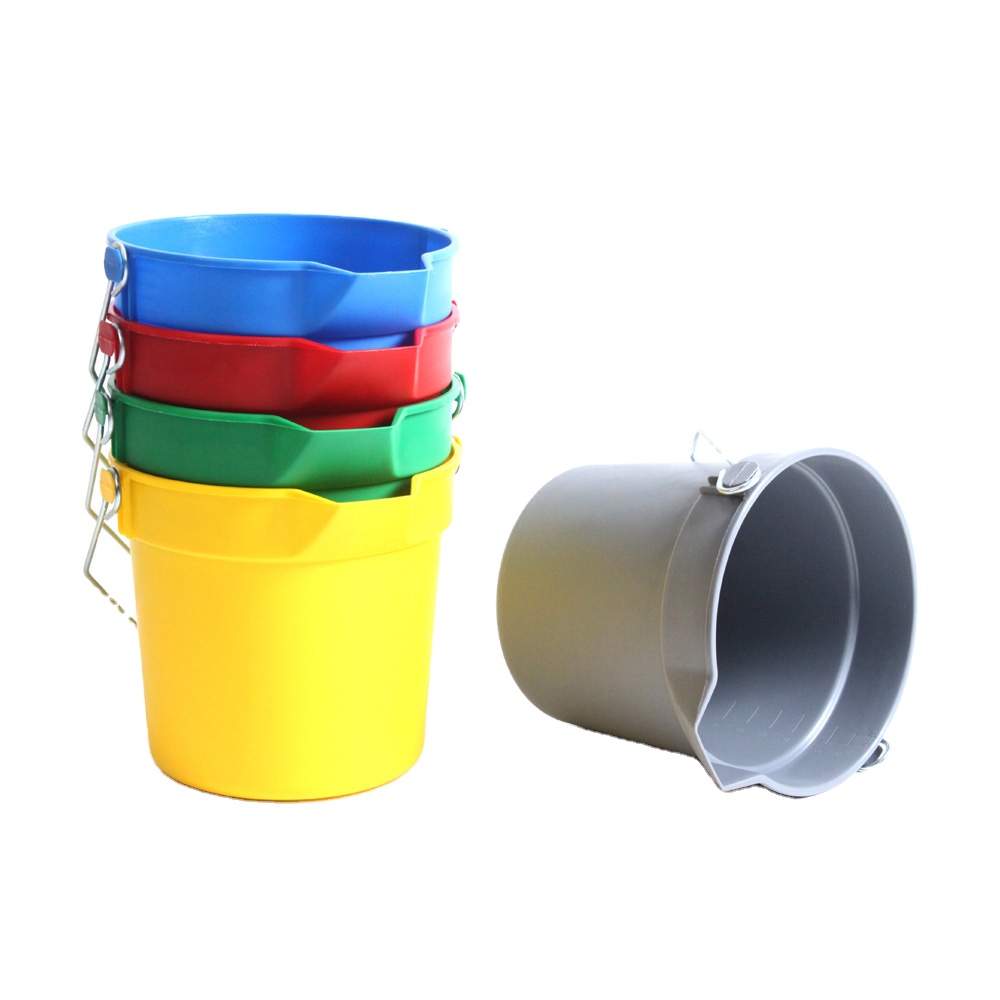 Сверхмощный пластиковый ведро для чистки ведра 10QT 14QT