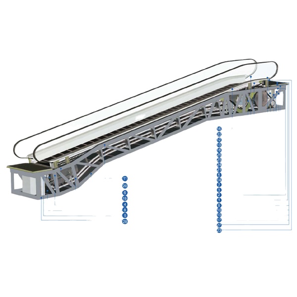 FUJI Residential Escalator Cost Origin Type FME Angle Place Model Step Width Inclination