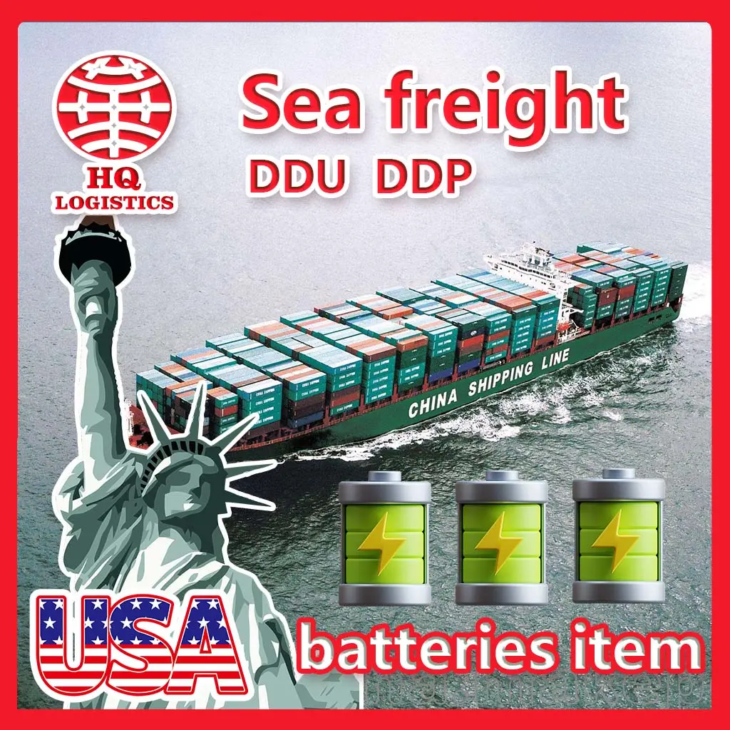 Professional Battery Shipping Freight Forwarder From China To USA Battery Transport