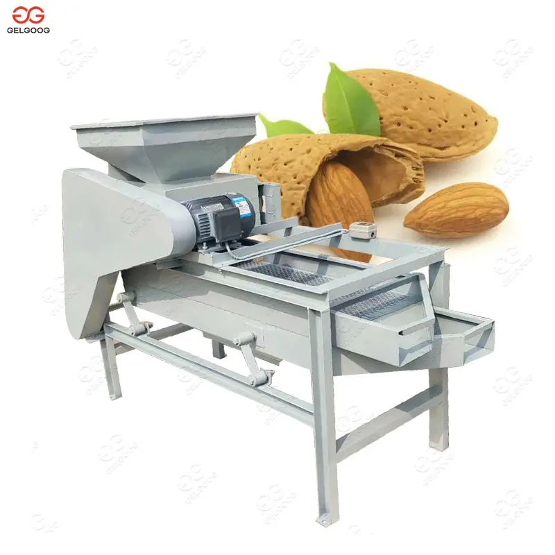 GG-1 Automatic Almond Nut Cracker Almond Dehusking Machine