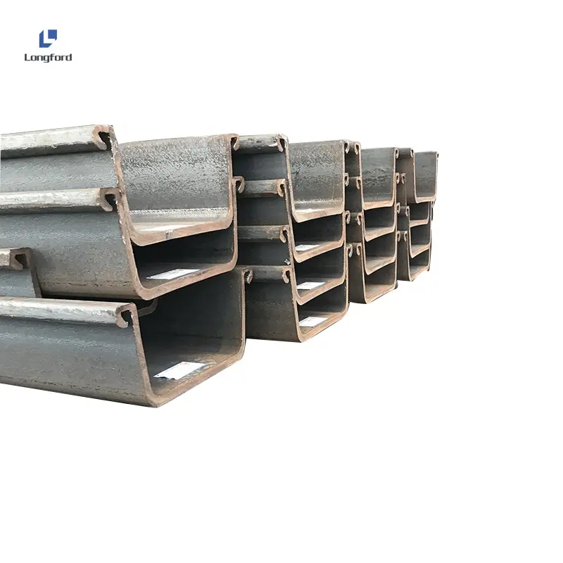 Hot sale Type2 Type3 Type4 Hot rolled Larsen Steel Sheet Pile For Water Park Projects