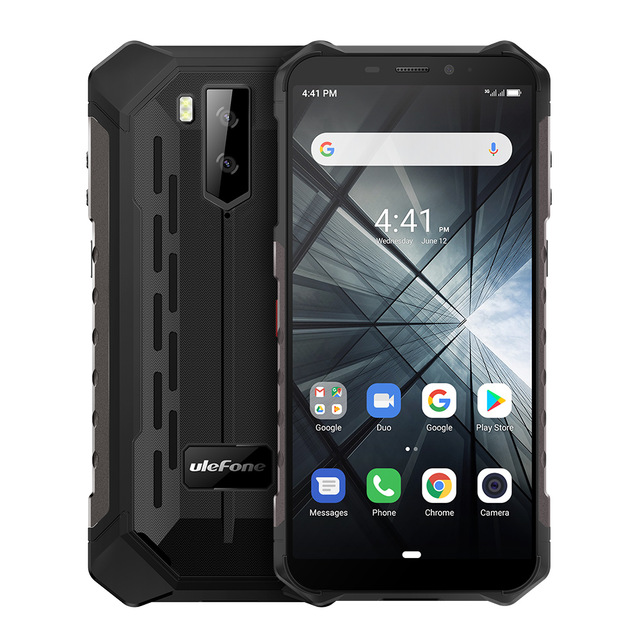 Ulefone Armor X5 IP68 глобальная версия Android 9,0 5,5 "HD + Восьмиядерный 3 ГБ + 32 Гб 13 МП + 2 Мп двойная задняя камера смартфон