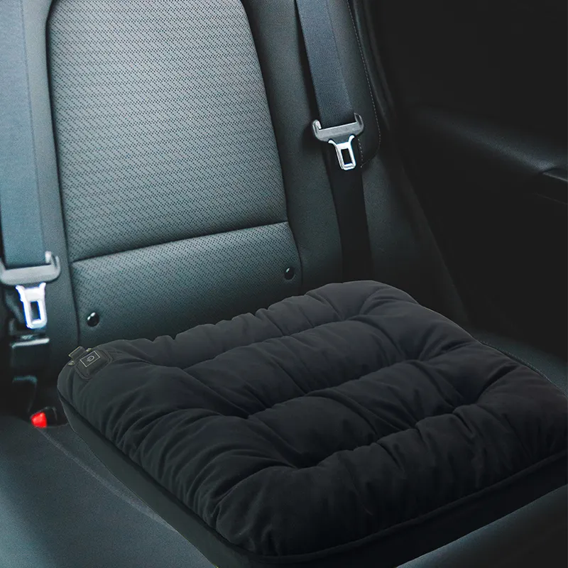 EMAF Portable Winter Car Heated Seat Cushion 5V Heating Warmer Pad Electric Heat Sofa Car Seat Cushions Heater Therapy Cushion