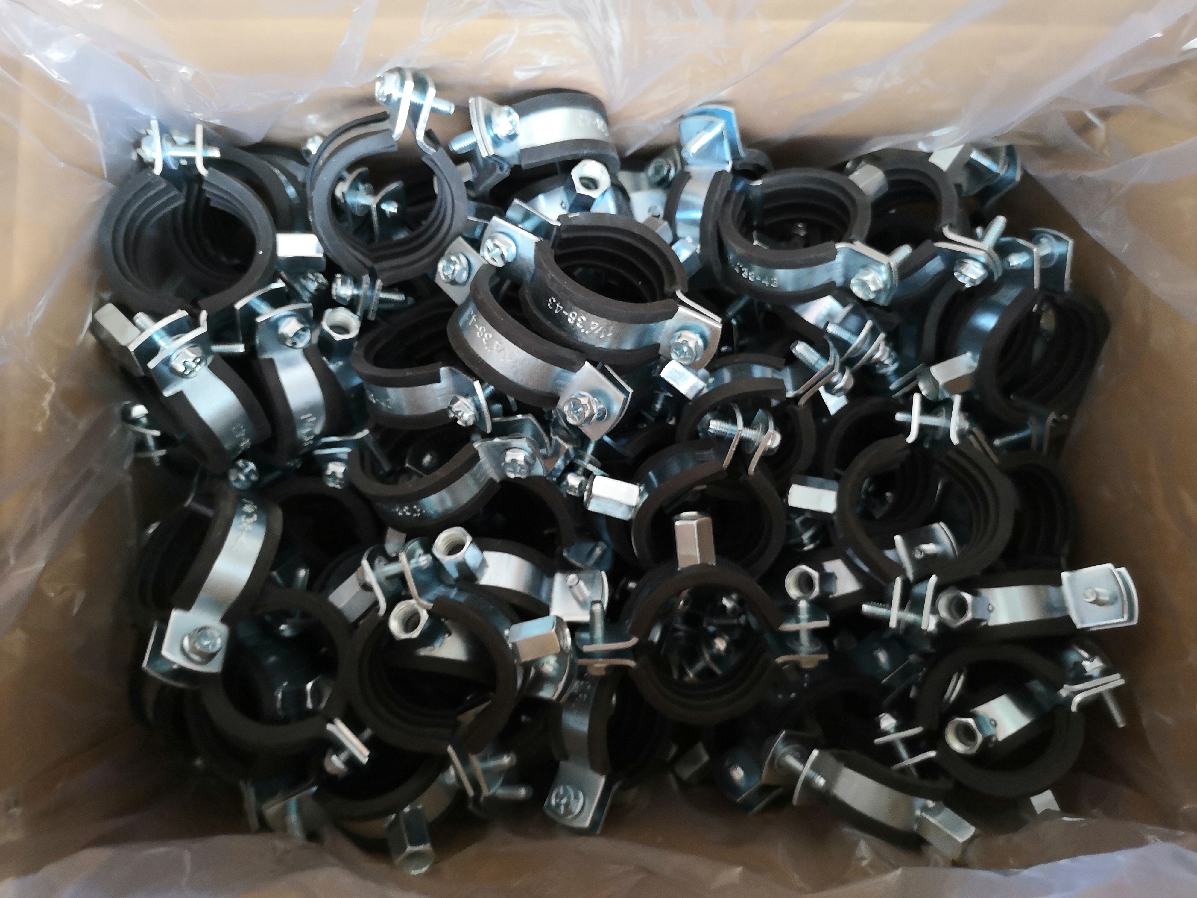 Factory Directly Sale Topfix Heavy Duty Pipe Clamps With Epdm Rubber Support Customization Popular