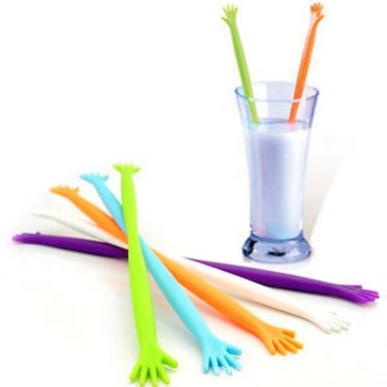 A941Life-Saving stirring rodHelp meStirring rod cute coffee muddler 5pcs
