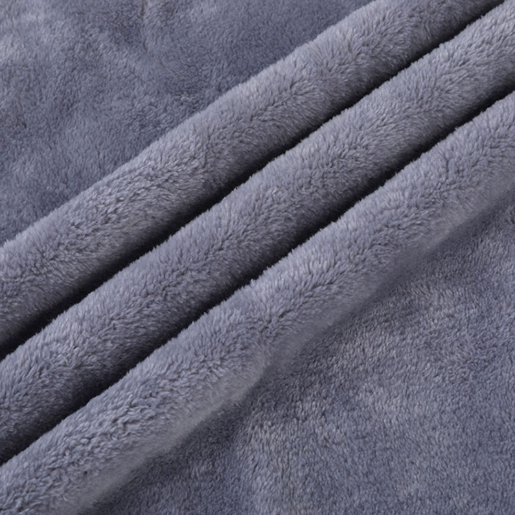 Brushed Sueded Sleepwear Cotton Blancket Fabric 100% Polyester Baby Hands and Feet Flannel Fabric