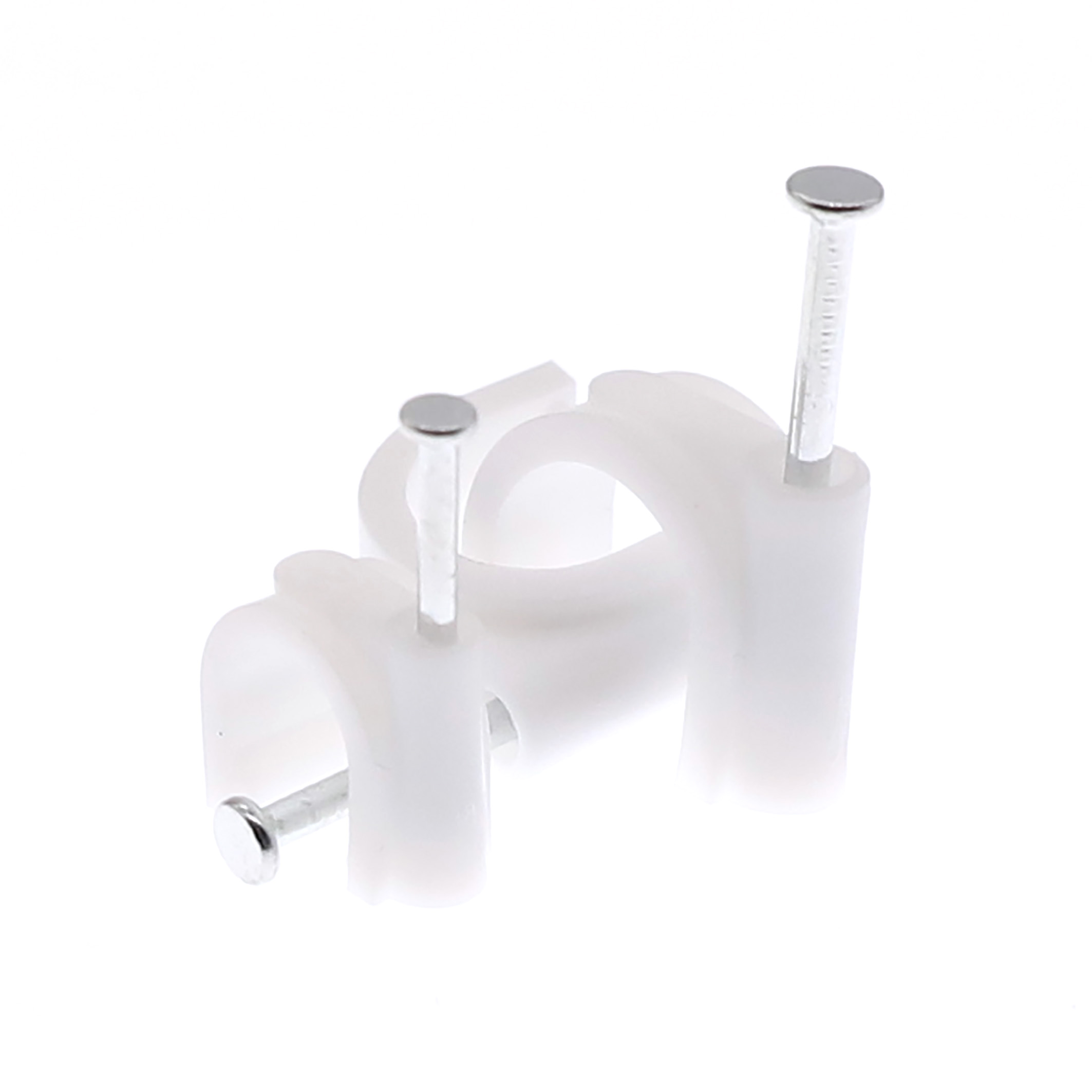 Manufactures direct sale plastic nail hook cable clip 10-16mm