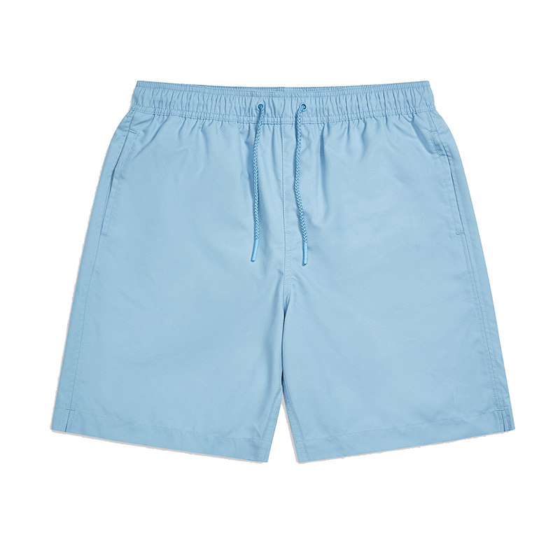 Men 100% polyester quick dry mesh lined swim shorts relaxed fit elastic waist beach shorts