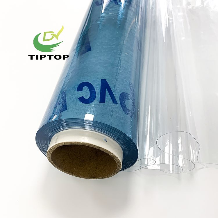 Суперпрозрачный мягкий ПВХ-лист Tiptop, рулон ПВХ для огнеупорного проекта