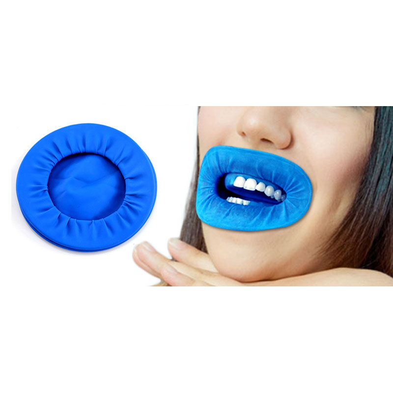 RTS Dental O Shape интраоральный рот Opner 1 шт. одноразовая синяя стоматология медицинская Резина стерильный Ретрактор для зубов