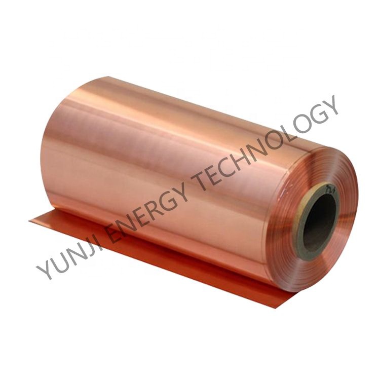 High Quality Lithium Ion Battery Grade Electrolytic Copper Foil Anode Roll 99.9% High Purity