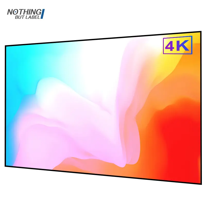 ODM Поддержка 3D Xy 80-180 дюймов 4K белый мотоцикл Hd Ust Alr экран 4K Alr проектор экран 6/8 см с фиксированной рамкой экран проектора