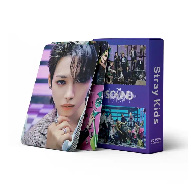 Kpop Skzoo случайный детский альбом Korea K-pop Maxident товары Аксессуары Anillos Lomo карты фотокарточки 55 шт./коробка