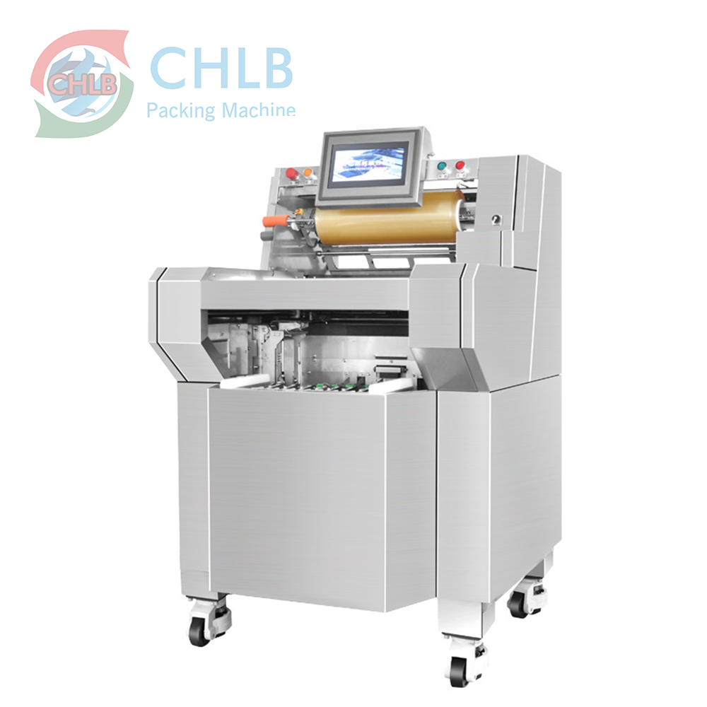 Automatic horizontal stretch cling film wrapping machine horizontal succade wrapping machine