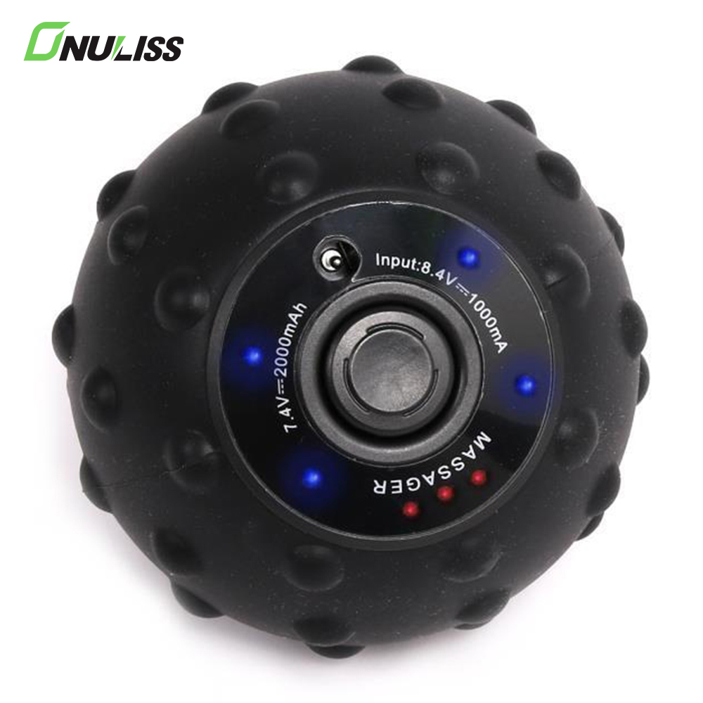 New Arrive Custom Portable 4 Speed Soft Electric Vibration Muscle Massage Ball