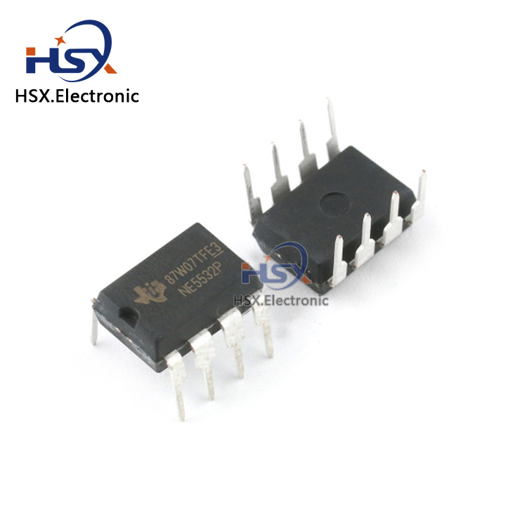 Новый оригинальный NE5532P DIP-8 с низким уровнем шума, чип двойного операционного усилителя