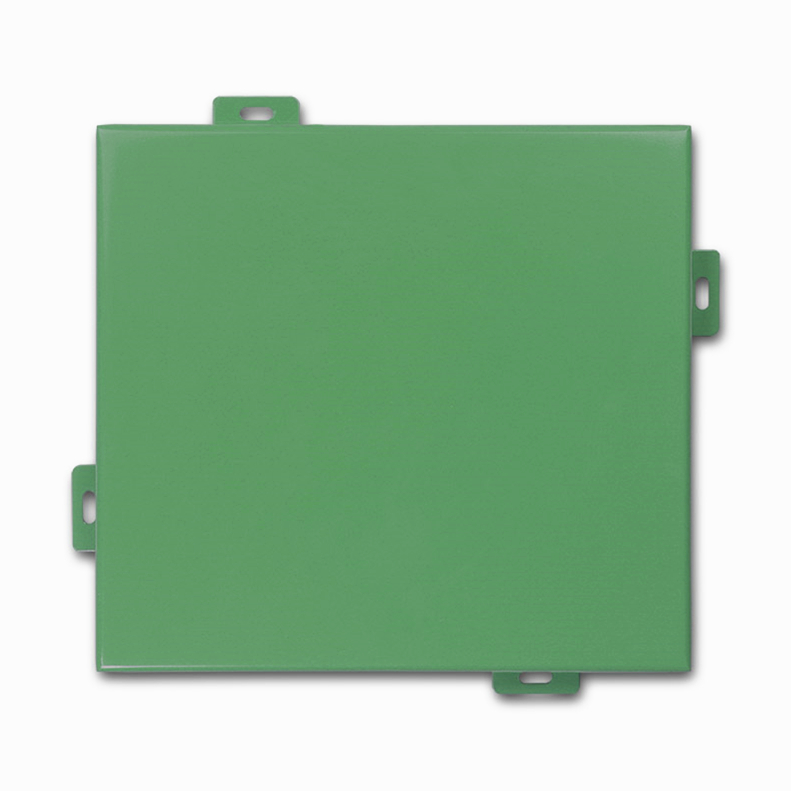 Pvdf Coated Aluminum Single Panel Construction Exterior Wall Facade Solid Color Flat Panels