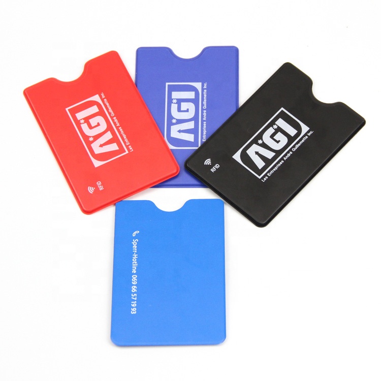 Customized Encrypted Rfid Blocking Aluminum Business Smart Nfc Key Card 13.56Mhz Card Case Pvc