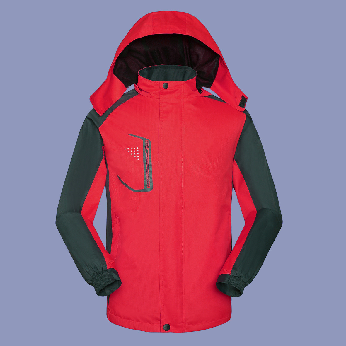 Outdoor Waterproof 5000mm Embroidered Travel Jacket, Custom Logo Softshell Mens Sports Jacket