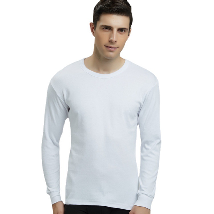 Autumn and Winter Wholesale Thermal Underwear Thermal Underwear Women Single Cotton Slim Cotton Sweater Men's Thermal Underwear