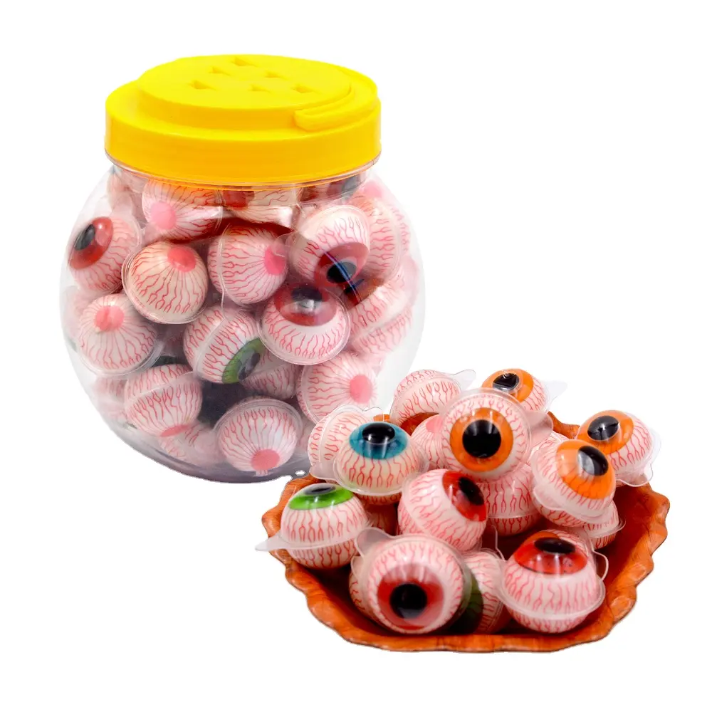 wholesale custom private label halal planet earth watermelon eye ball gummy candy