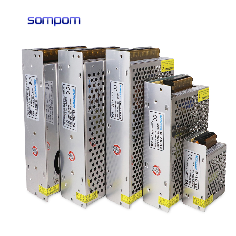 AC to DC switch power 15v5a75w linear power supply 110v to 220v transformer