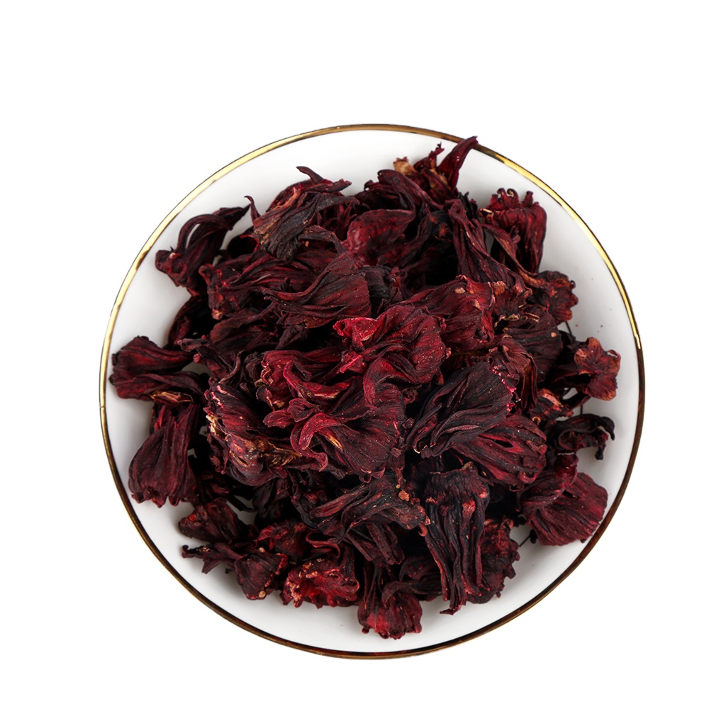 Китайская оптовая продажа сушеных цветов гибискуса Roselle, цветущий чай гибискуса