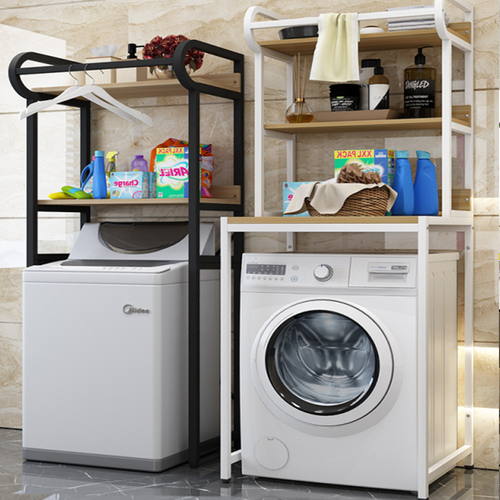 Washing Machine Storage Rack Shelf 3 Tiers organizer Storage Above Balcony Laundry Cabinet Bathroom Toilet Storage Rack