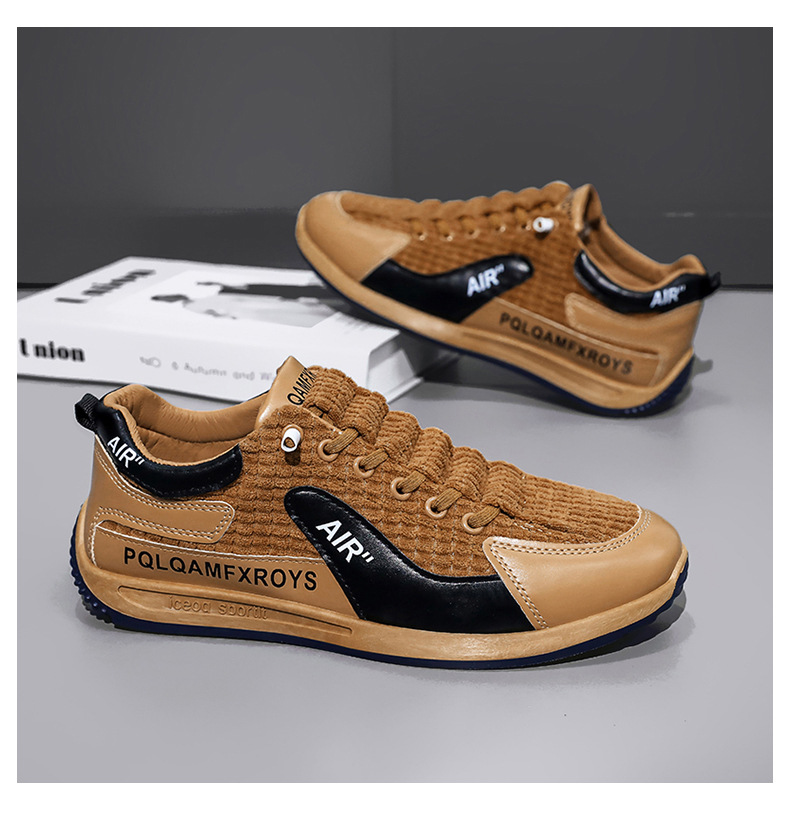 Jacquard fabric upper rubber out-sole Mens flat Zapatillas shoes Skateboard Shoes for Men