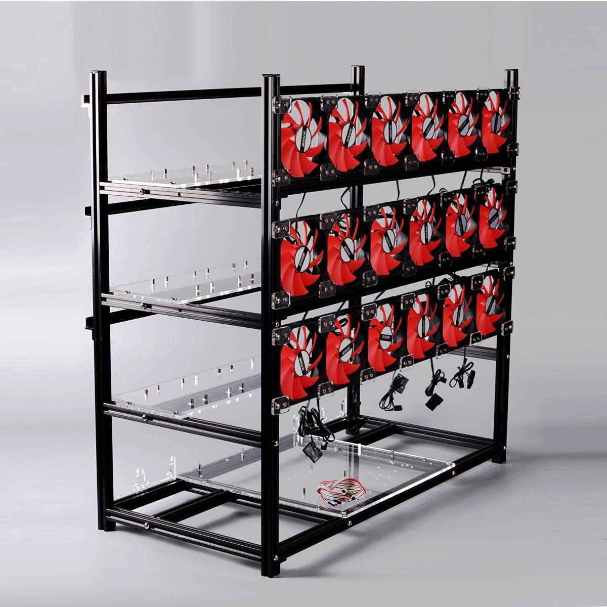 18 19gpu s19 min kit open stackable min frame 70mm spacing min set frame gaming graphics card case frame