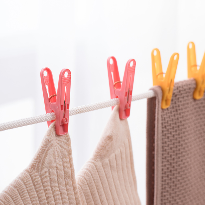 Plastic Clothes Pegs Hanging Multicolor Laundry Pegs Bag Clip Mini Clothespins Clamp Clothes Plastic Strong Holds Clothespin