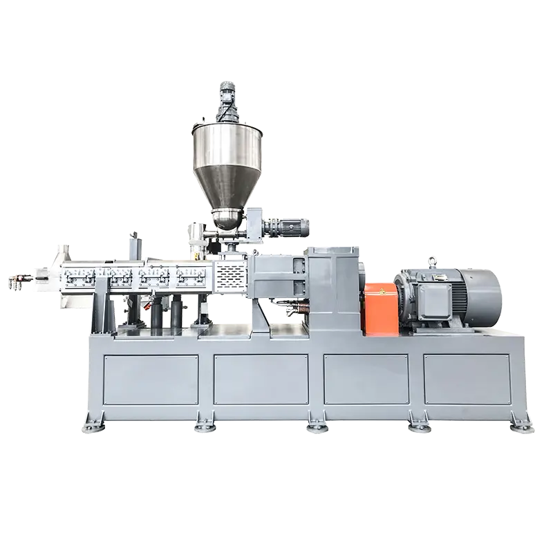 Twin Screw Extruder Plastic PVC Granules Making Machine for Cable and Wire