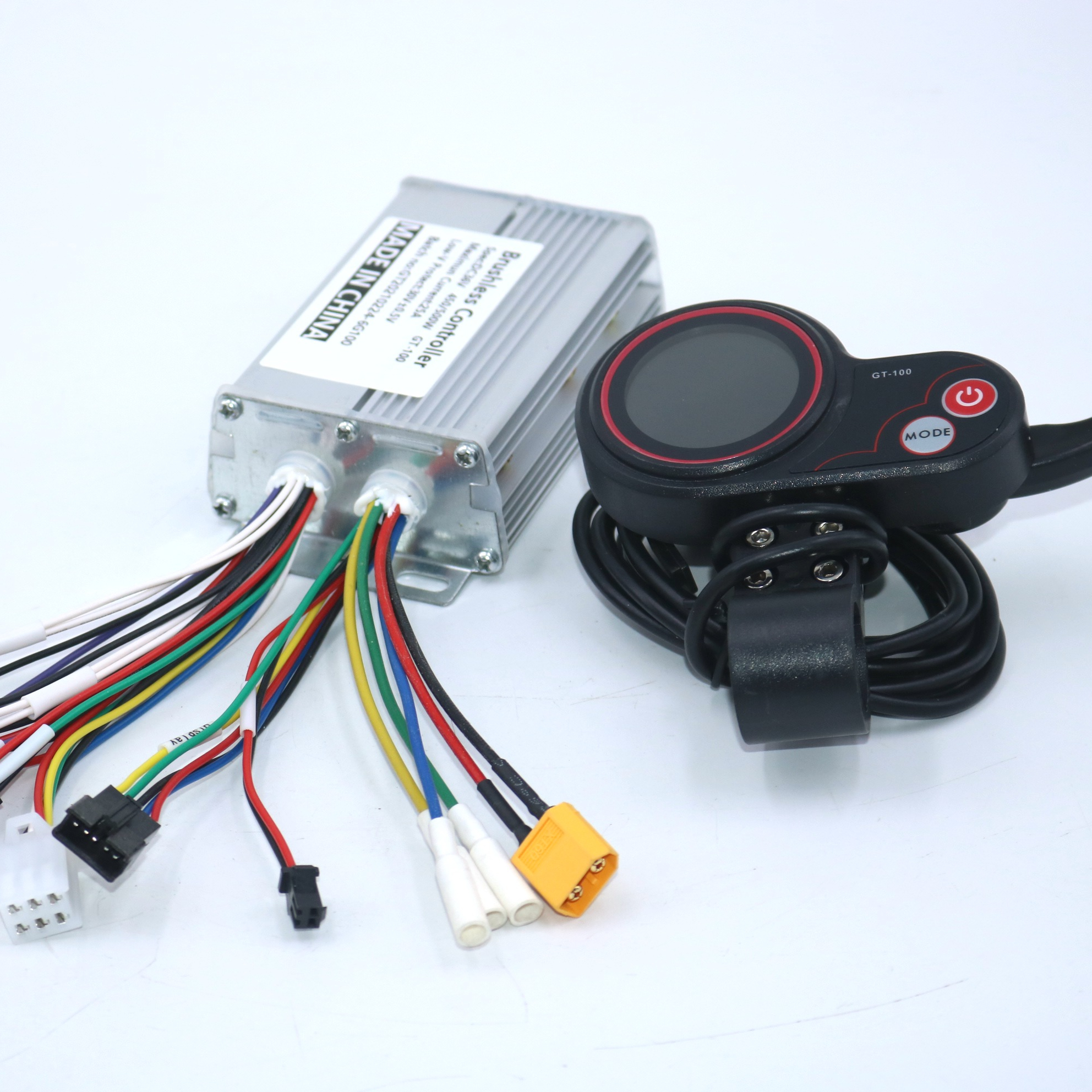 Zuncontrol шесть МОП-36V/48V/52V/60V 500W 25A BLDC Электрический ccooter контроллер и GT-100 ЖК-дисплей один комплект