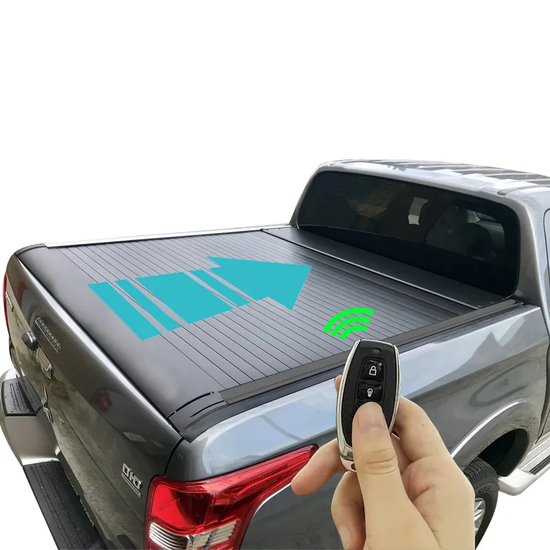 Top Quality Pickup Accessories Aluminum Truck Bed Cover Tonneau Cover Electric Roller Lid Shutter for Ford Ranger T6 T7 T8 F150